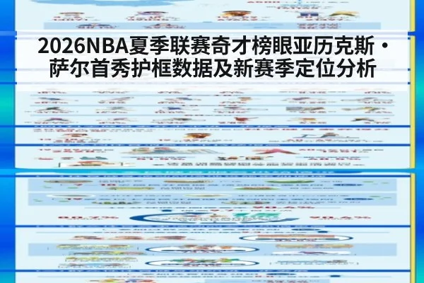 2026NBA夏季联赛奇才榜眼亚历克斯·萨尔首秀护框数据及新赛季定位分析